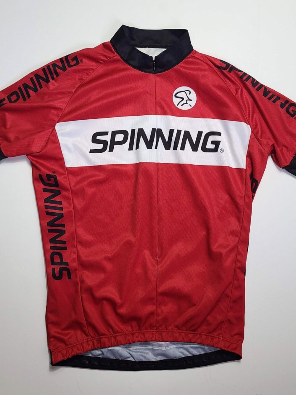 Mad Dogg Athletics Cycling Jersey Made in Itlay Sz Large Red Black